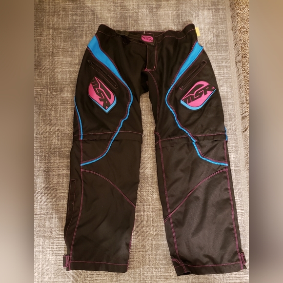 MRS Gem Over the Boot MX Convertible 2 in 2 pants/shorts.Black/Pink Womens Pants - Picture 1 of 16
